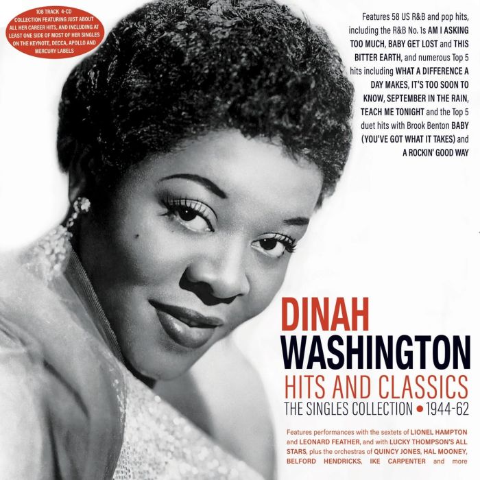 DINAH WASHINGTON - HITS & CLASSICS: THE SINGLES COLLECTION 1944-62