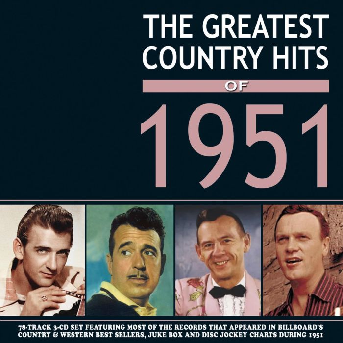 VARIOUS ARTISTS - GREATEST COUNTRY HITS OF 1951