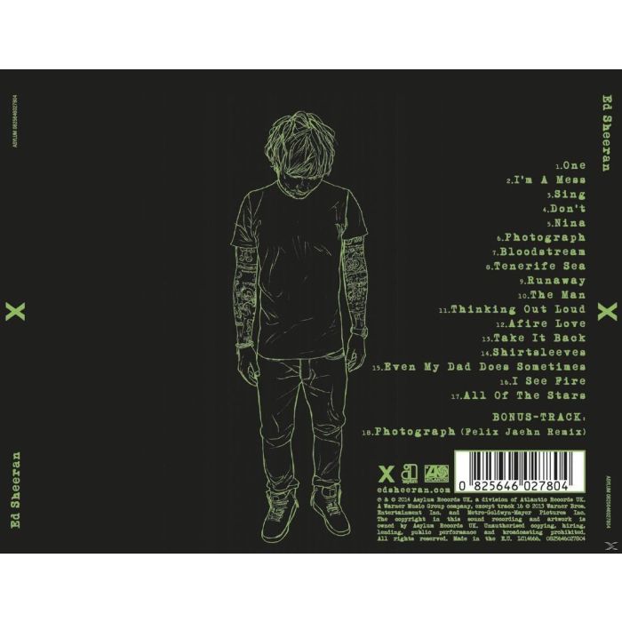 ED SHEERAN - X