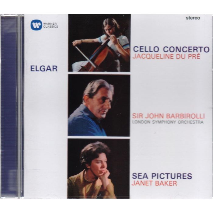DU PRE / BAKER / BARIROLLI - ELGAR: CELLO CTO/SEA PICTURES/OVERTURE