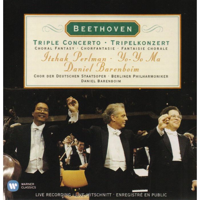 ITZHAK PERLMAN - BEETHOVEN: TRIPLE CONCERTO & CHORAL FANTASY