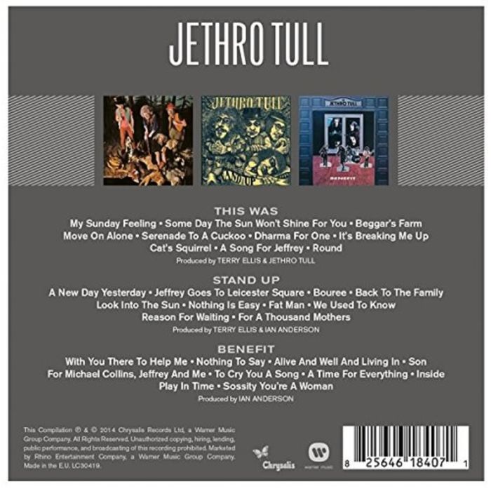 JETHRO TULL - TRIPLE ALBUM COLLECTION