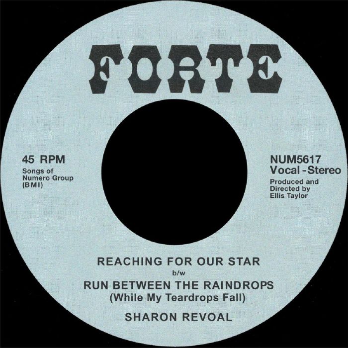 SHARON REVOAL - REACHING FOR OUR STAR B/W RUN BETWEEN THE RAINDROPS (WHILE MY TEA