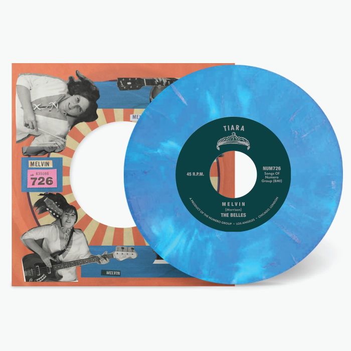 BELLES - MELVIN B/W COME BACK (BLUE & WHITE MARBLE 7INCH)