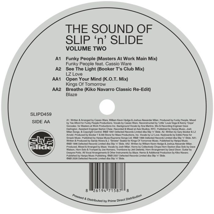 FUNKY PEOPLE & LZ LOVE & KINGS OF TOMORROW & BLAZE - SOUND OF SLIP N SLIDE. VOL. 2