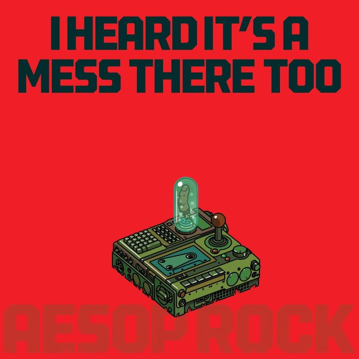 AESOP ROCK - I HEARD IT'S A MESS THERE TOO (APPLE RED OPAQUE VINYL)