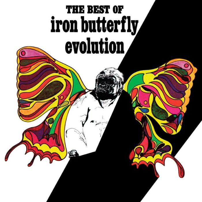 IRON BUTTERFLY - EVOLUTION - THE BEST OF IRON BUTTERFLY (180G/PSYCHEDELIC YELLOW V