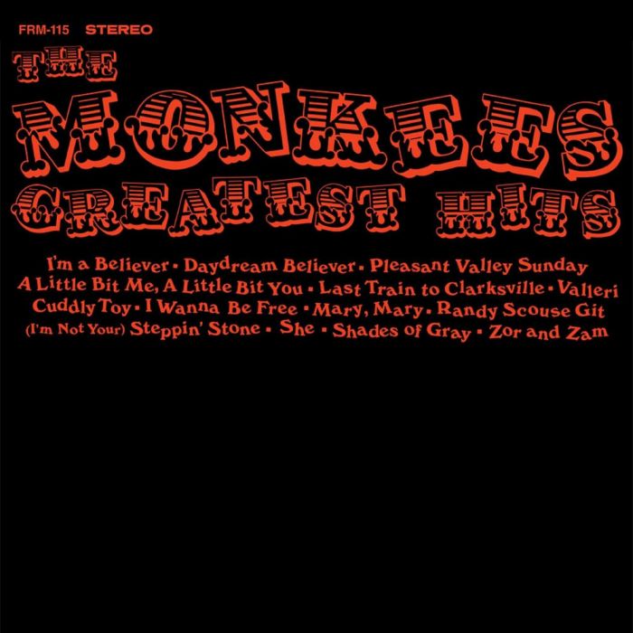 MONKEES - MONKEES GREATEST HITS (SUNSPOT ORANGE HAND POURED EFFECT VINYL/LI