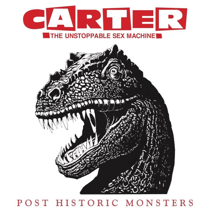 CARTER THE UNSTOPPABLE SEX MACHINE - POST HISTORIC MONSTERS (RED & CLEAR VINYL)
