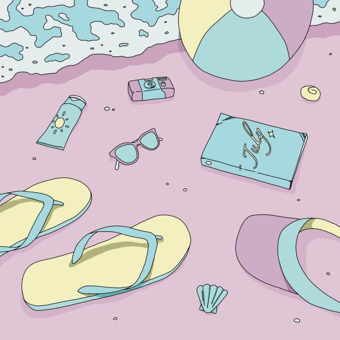 BEACH BUNNY - JULY (BABY BLUE 7INCH)