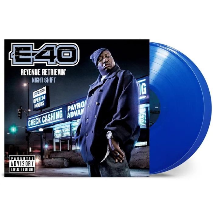 E-40 - REVENUE RETRIEVIN: NIGHT SHIFT (MIDNIGHT BLUE VINYL/2LP)