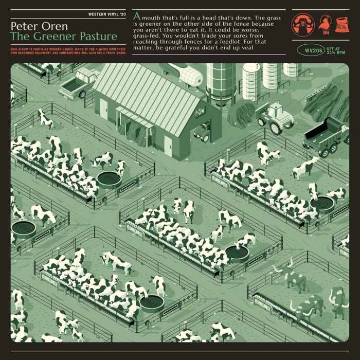 PETER OREN - GREENER PASTURE (GREEN VINYL)