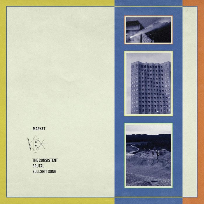 MARKET - CONSISTENT BRUTAL BULLSHIT GONG (TRANSPARENT DARK BLUE VINYL)