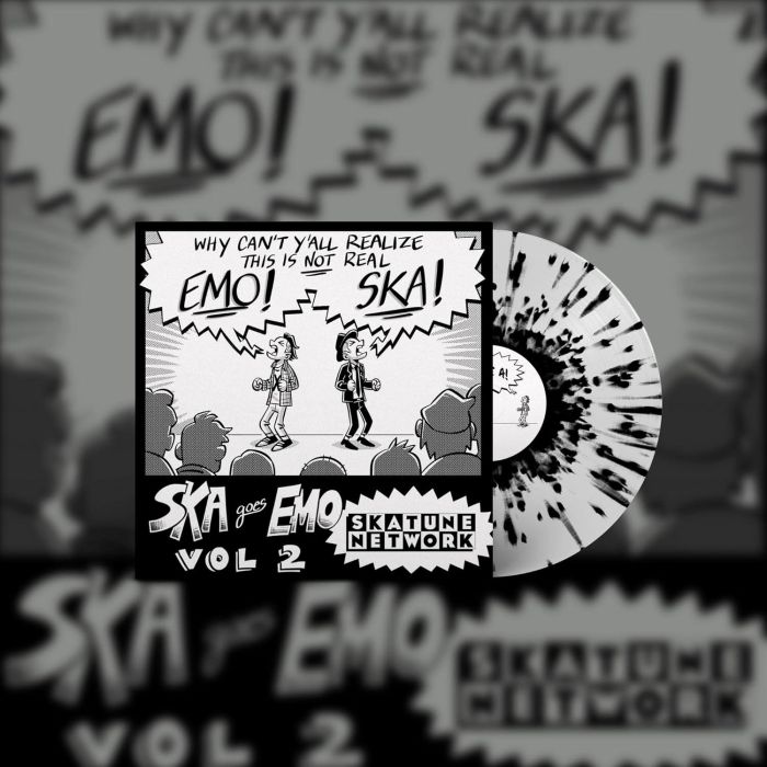 SKATUNE NETWORK - SKA GOES EMO: VOL. 2 (WHITE W/BLACK SPLATTER VINYL)