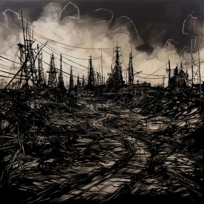 THEOPHONOS - ASHES IN THE HURON RIVER (SMOKE VINYL)