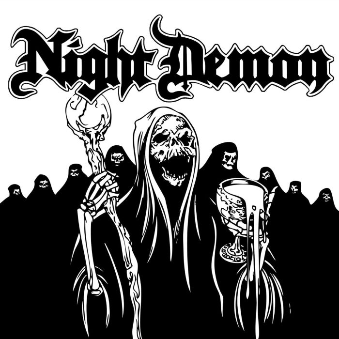 NIGHT DEMON - NIGHT DEMON (DELUXE/REISSUE/BLACK & WHITE SMASH VINYL)