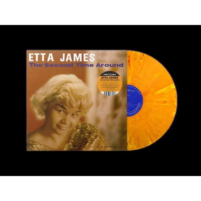 ETTA JAMES - SECOND TIME AROUND (ORANGE MARBLED VINYL)