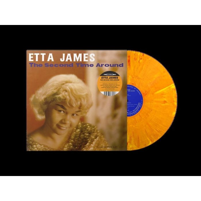 ETTA JAMES - SECOND TIME AROUND (ORANGE MARBLED VINYL)