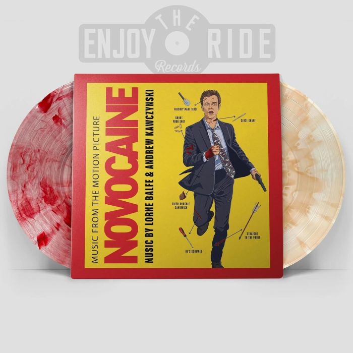 LORNE; ANDREW KAWCZYNSKI BAFLE - NOVOCAINE OST (RED/YELLOW SPLIT VINYL)