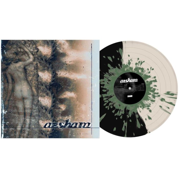 AZSHARA - ASHEN SKIES (HALF BLACK/HALF BONE W/ARMY GREEN VINYL)