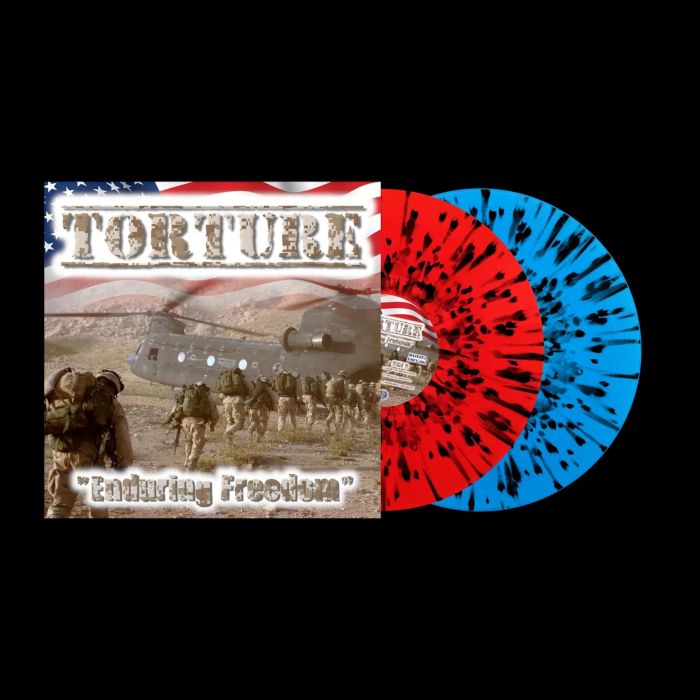 TORTURE - ENDURING FREEDOM (BLACK/BLUE/RED SPLATTER VINYL)