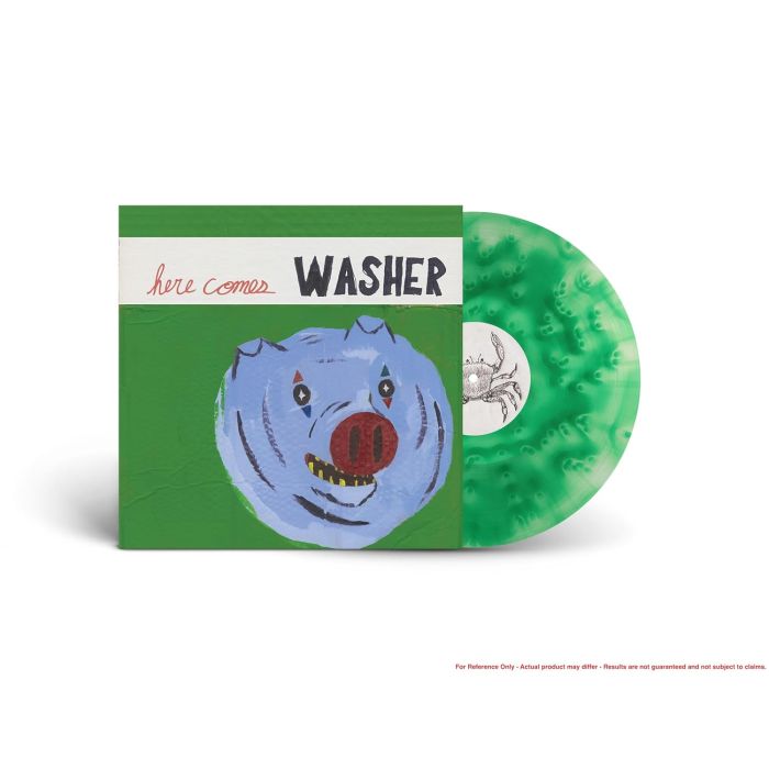 WASHER - HERE COMES WASHER (CLOUDY GREEN VINYL)
