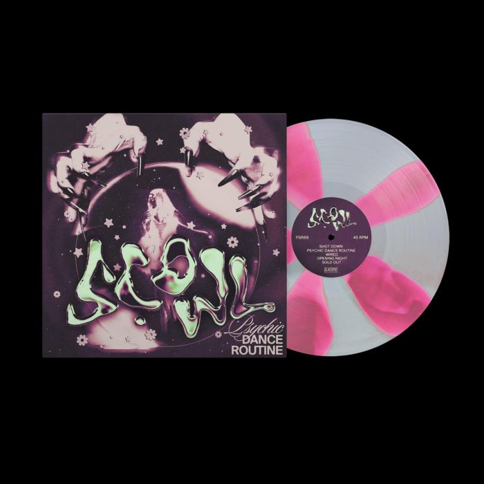 SCOWL - PSYCHIC DANCE ROUTINE (HOT PINK OPAQUE/SILVER OPAQUE CORNETTO VIN