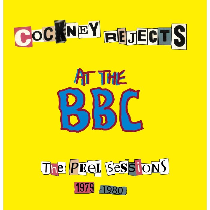 COCKNEY REJECTS - LIVE AT THE BBC (CLARET/BLUE SPLATTER VINYL)