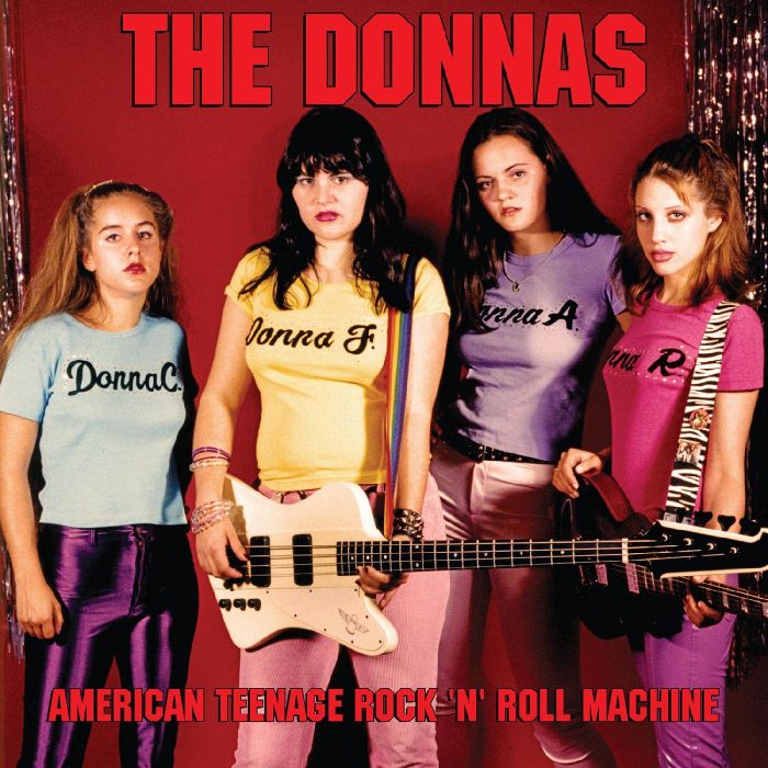 DONNAS - AMERICAN TEENAGE ROCK 'N' ROLL MACHINE (FIRE ORANGE WITH BLACK SW