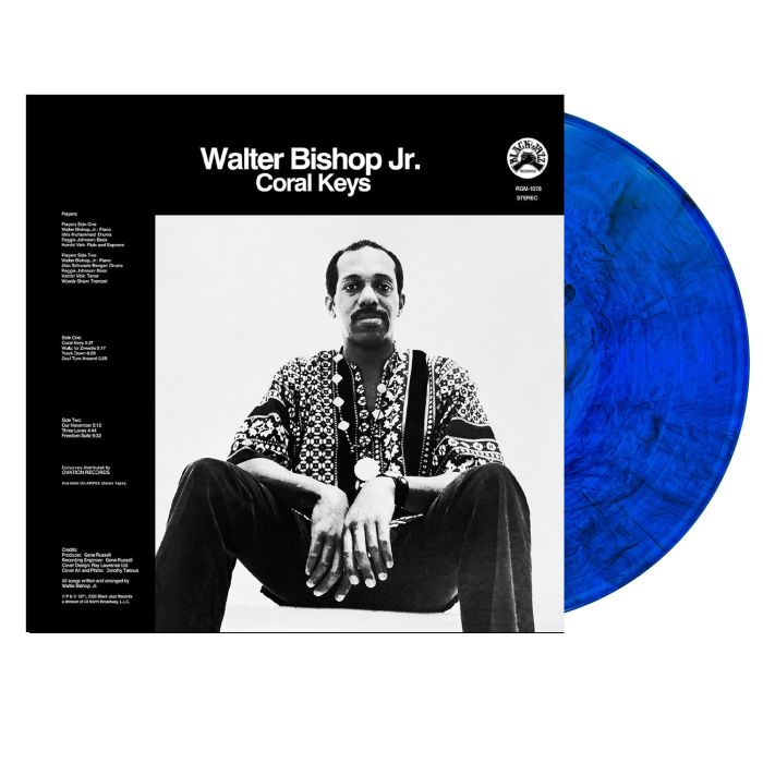 WALTER JR. BISHOP - CORAL KEYS (REMASTERED) (BLUE WITH BLACK SWIRL VINYL)