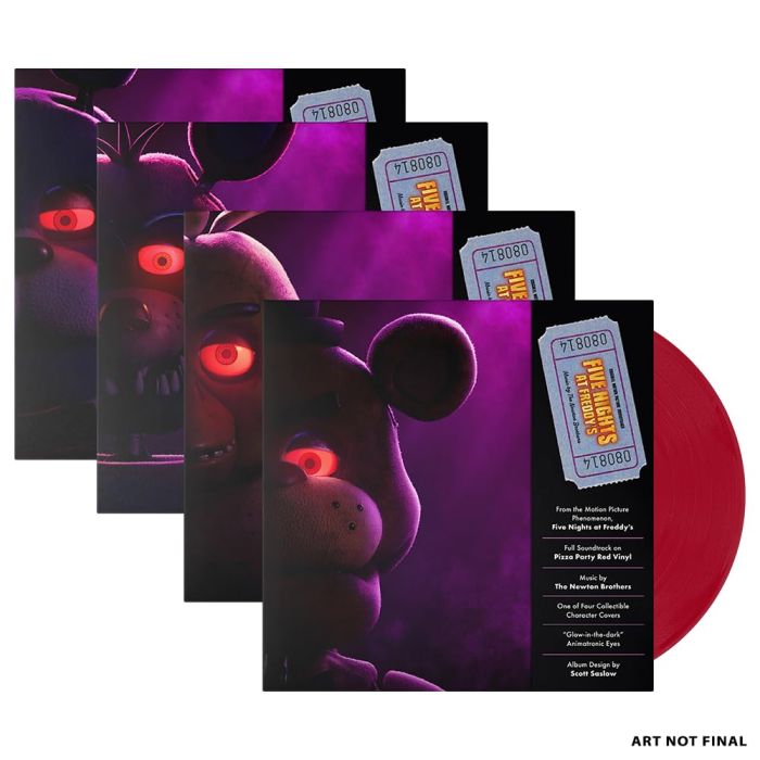 NEWTON BROTHERS - FIVE NIGHTS AT FREDDY’S VINYL OST (PIZZA PARTY RED VINYL)