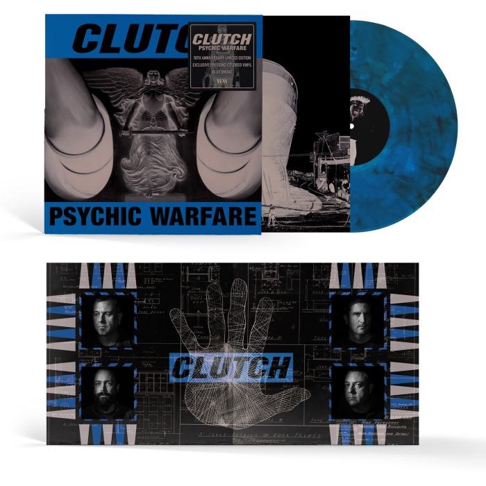 CLUTCH - PSYCHIC WARFARE (10TH ANNIVERSARY/BLUE SMOKE VINYL)