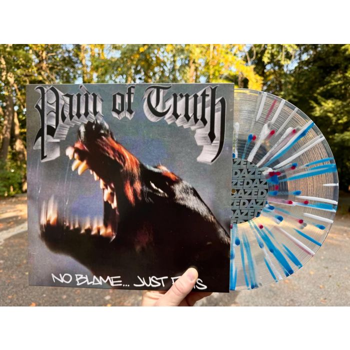 PAIN OF TRUTH - NO BLAME JUST FACTS (CLEAR RED/BLUE VINYL)
