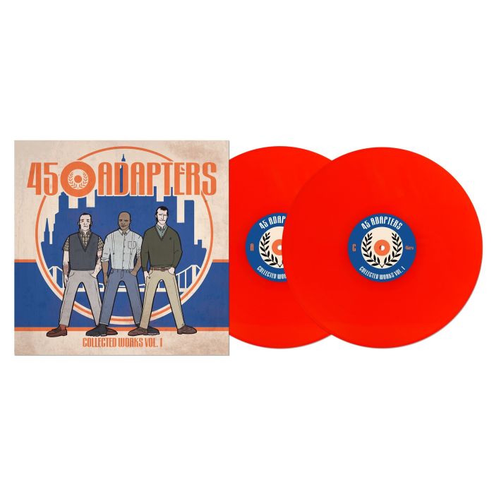 45 ADAPTERS - COLLECTED WORKS (2-10INCH/NEON ORANGE VINYL)