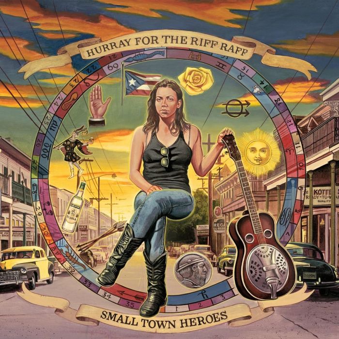 HURRAY FOR THE RIFF RAFF - SMALL TOWN HEROES (PINK ACID WASH VINYL)