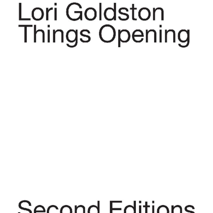 LORI GOLDSTON - THINGS OPENING
