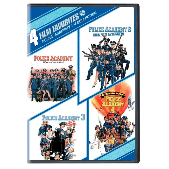4 FILM FAVORITES: POLICE ACADEMY 1-4