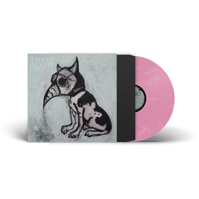 THESE BEASTS - CARES WILLS WANTS (PINK MARBLED VINYL)