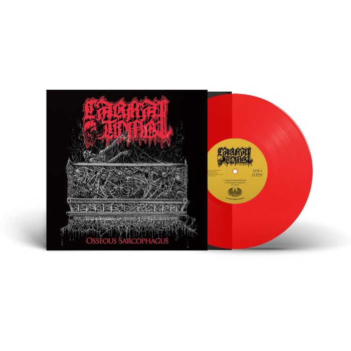CARNAL TOMB - OSSEOUS SARCOPHAGUS (RED VINYL/LIMITED EDITION/EXTENDED PLAY/10-I