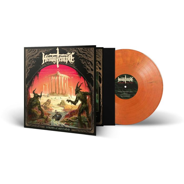 HEAVY TEMPLE - GARDEN OF HEATHENS (YELLOW RED VINYL)