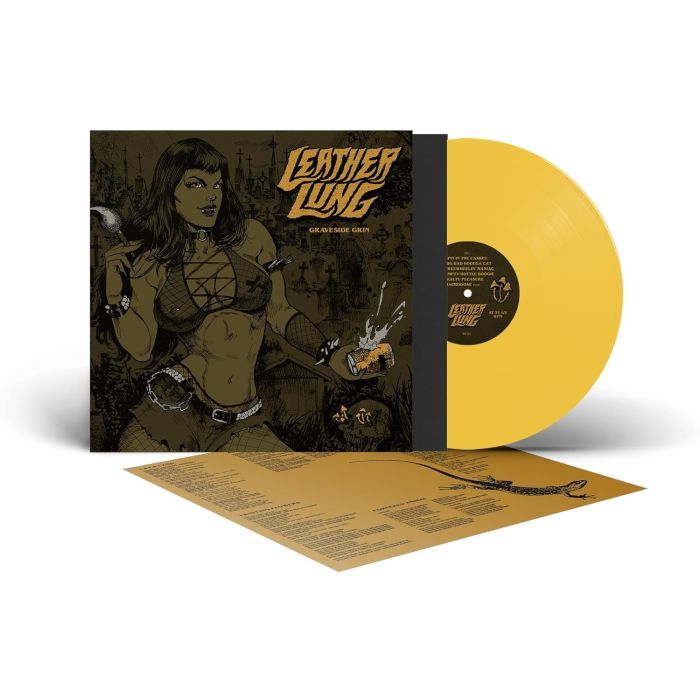 LEATHER LUNG - GRAVESIDE GRIN (SOLID YELLOW VINYL)