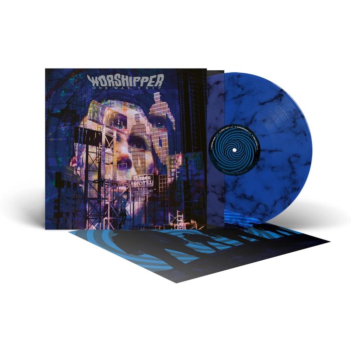 WORSHIPPER - ONE WAY TRIP (BLACK/BLUE VINYL)