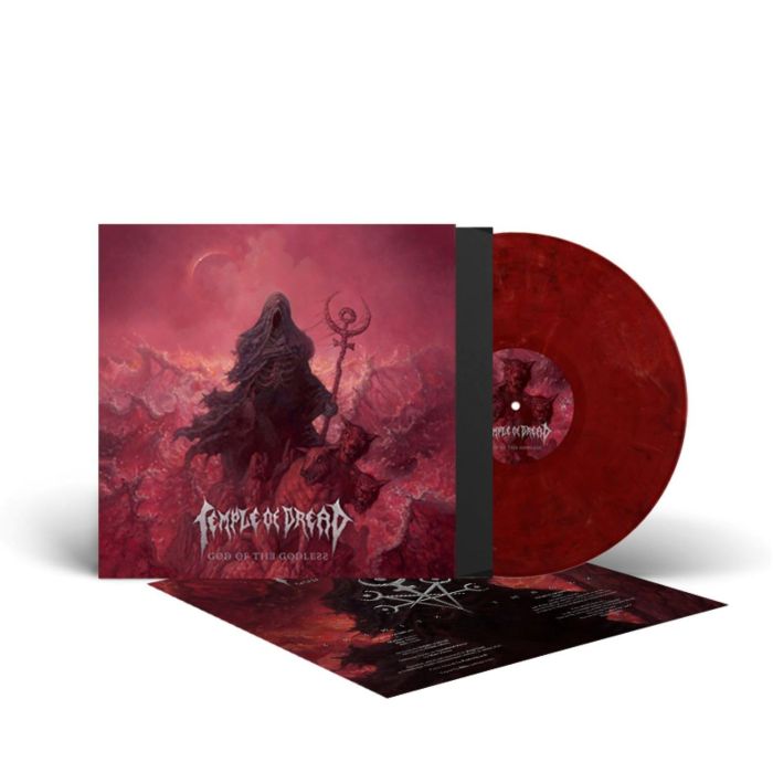 TEMPLE OF DREAD - GOD OF THE GODLESS (RED WHITE VINYL)