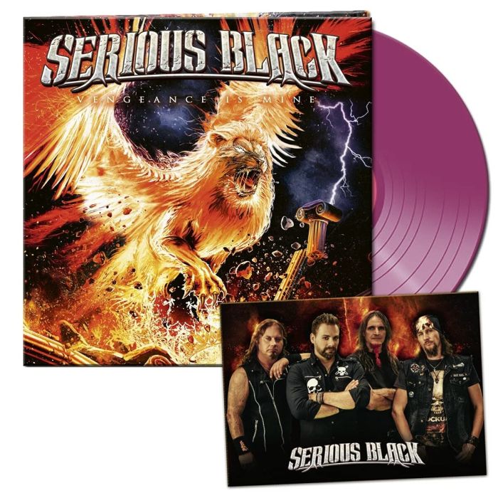 SERIOUS BLACK - VENGEANCE IS MINE (CLEAR VIOLET VINYL)