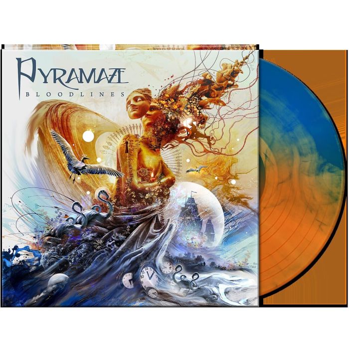 PYRAMAZE - BLOODLINES (ORANGE/BLUE MARBLED VINYL)