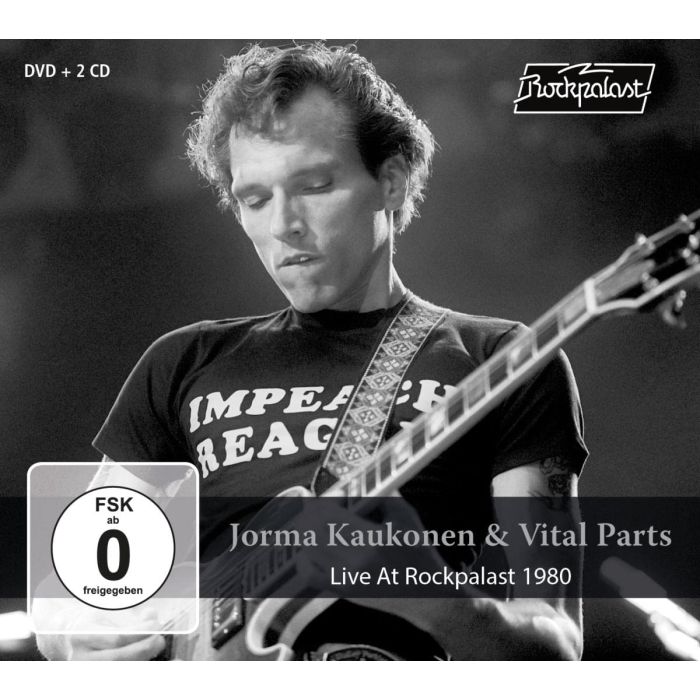 [2CD/DVD] KAUKONEN,JORMA & VITAL PARTS - LIVE AT ROCKPALAST 1980