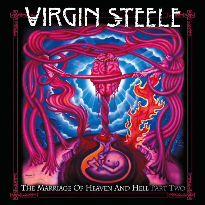 VIRGIN STEELE - MARRIAGE OF HEAVEN & HELL PART TWO (SOLID RED VINYL)