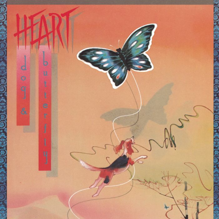 HEART - DOG & BUTTERFLY