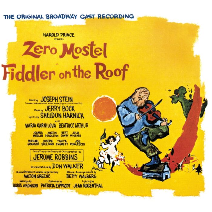 FIDDLER ON THE ROOF (1964 ORIGINAL BROADWAY CAST) - FIDDLER ON THE ROOF (1964 ORIGINAL BROADWAY CAST)