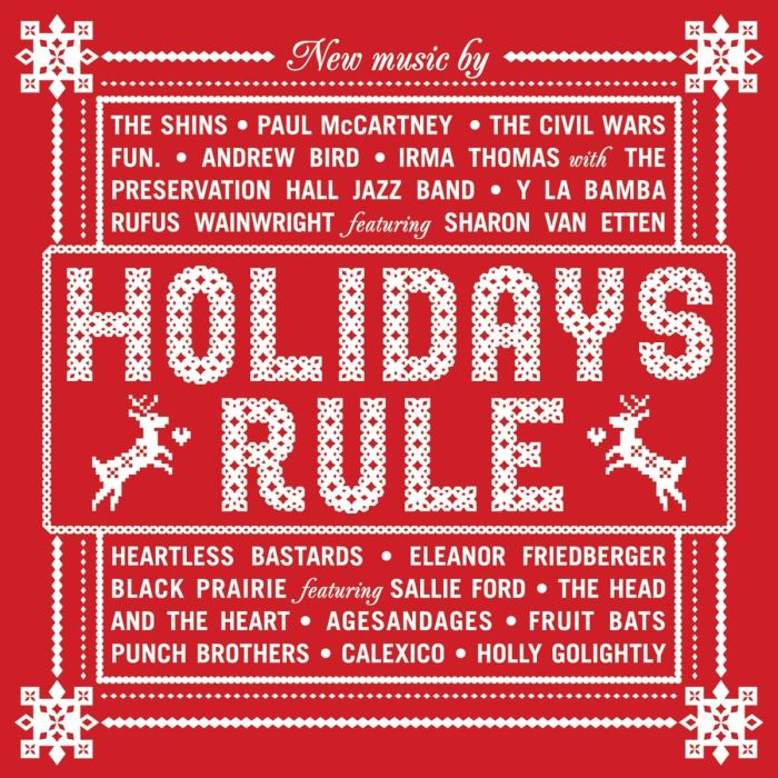 VARIOUS ARTISTS - HOLIDAYS RULE (2LP/TRANSLUCENT RED VINYL)